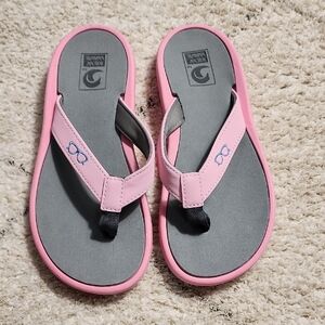NWOB New Wave Flip Flops Women's Sz 6 Pink Lightweight Floating Soft Foam NEW